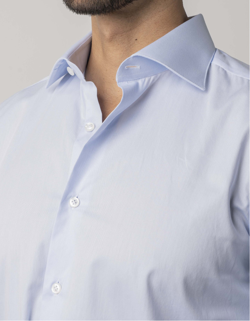 Castello d'Oro Light Blue Classic Shirt 100% Cotton image